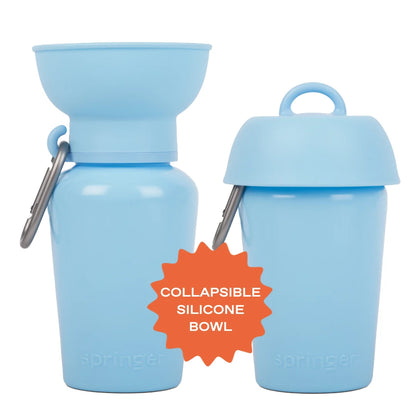 Flip Dog Travel Bottle - Sky Blue