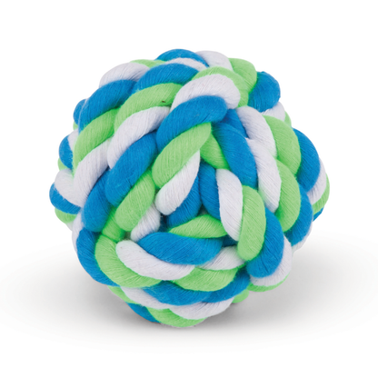 Twisted Rope Knot Ball Dog Toy