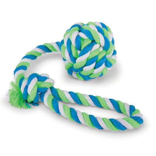 Twisted Rope Sling Knot Ball Dog Toy