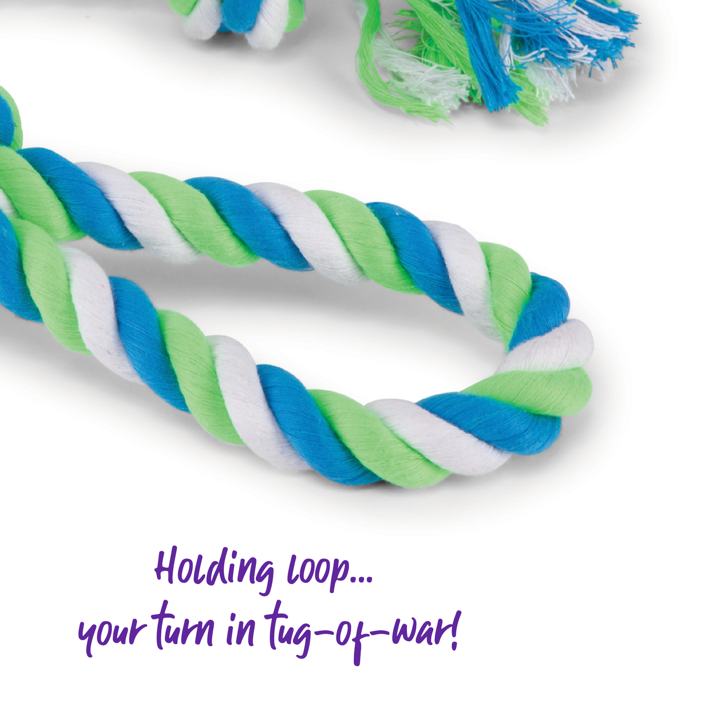 Twisted Rope 3 Knot Tug Dog Toy - XL