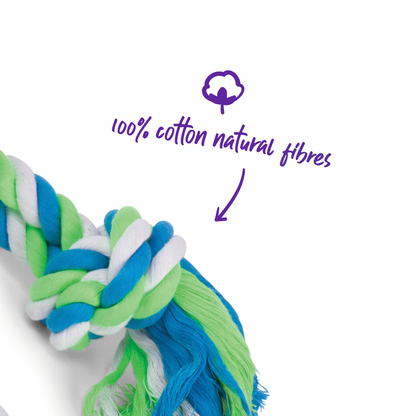 Twisted Rope 3 Knot Tug Dog Toy - XL