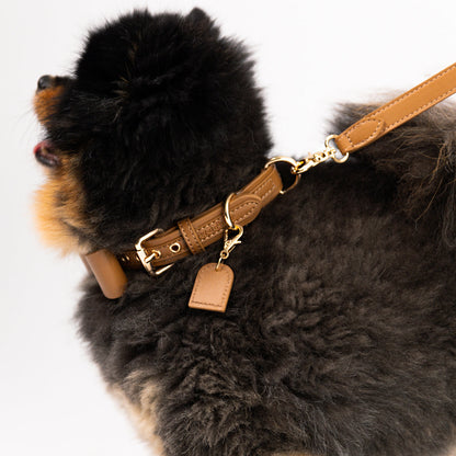 Caramel Latte - Vegan Leather Collar