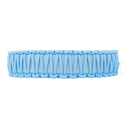 Baby Blue Biothane Paracord Collar