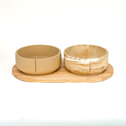 Classic Feeder Bowl - Camel Brown
