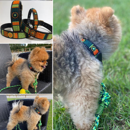 Beaded Dog Collar - Lucy