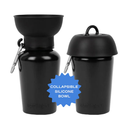 Flip Dog Travel Bottle - Black