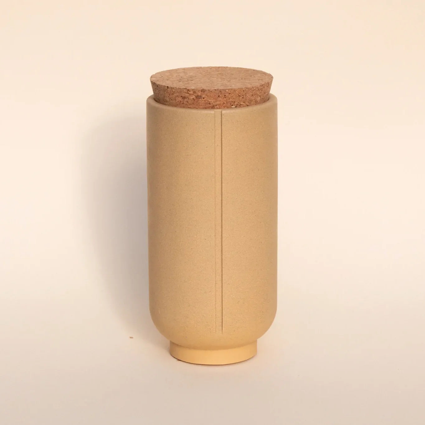 Medium Treat Jar - Camel Brown