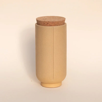 Medium Treat Jar - Camel Brown