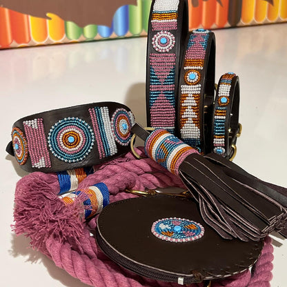 Beaded Dog Collar - Calli