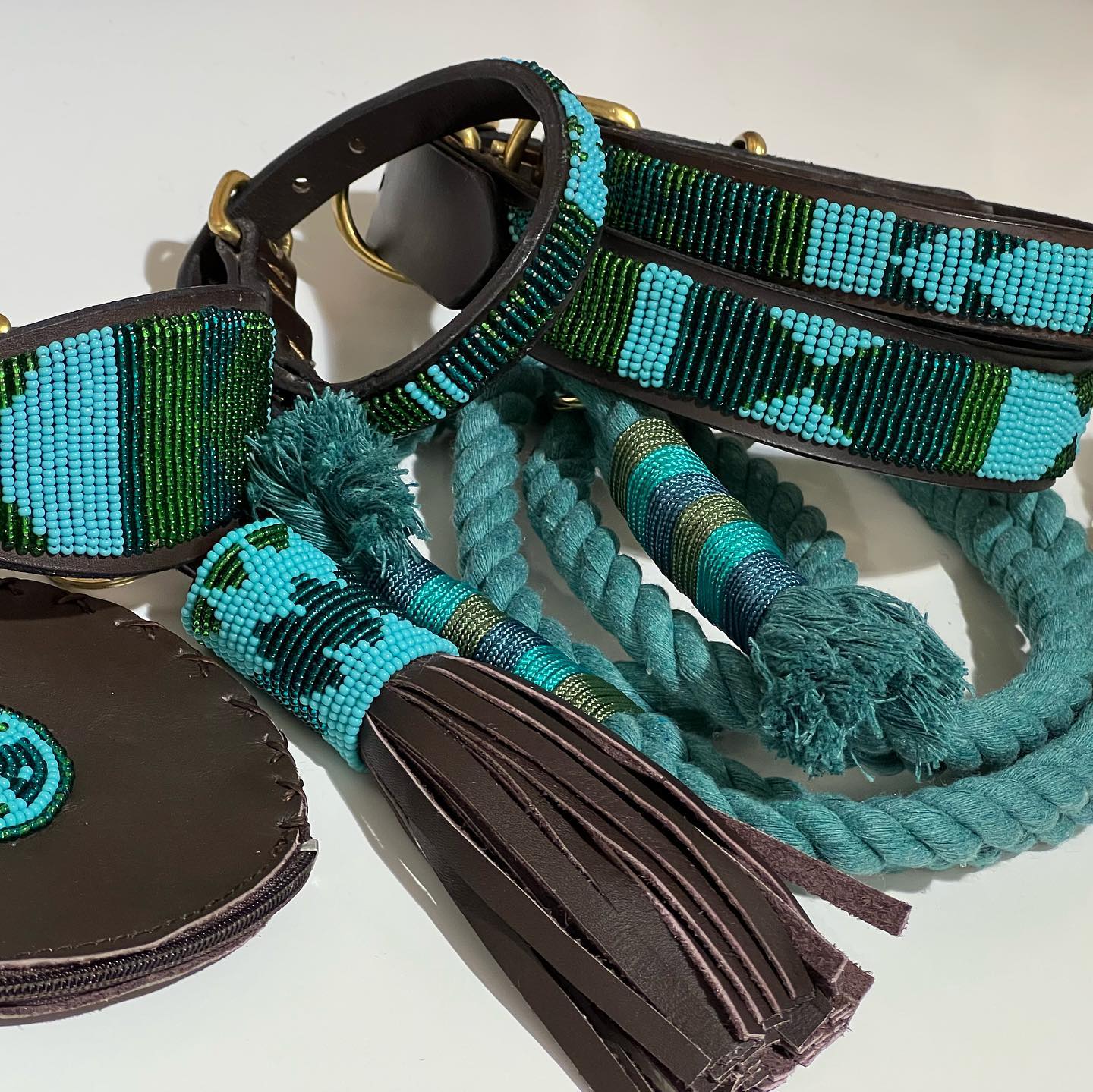 Beaded Dog Collar - Little Giulia