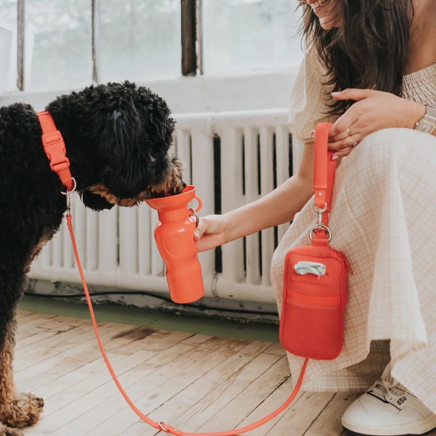 Travel Water Bottle - Poppy