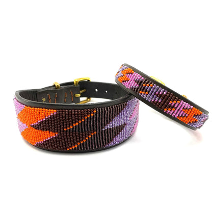 Beaded Dog Collar - Ottilie