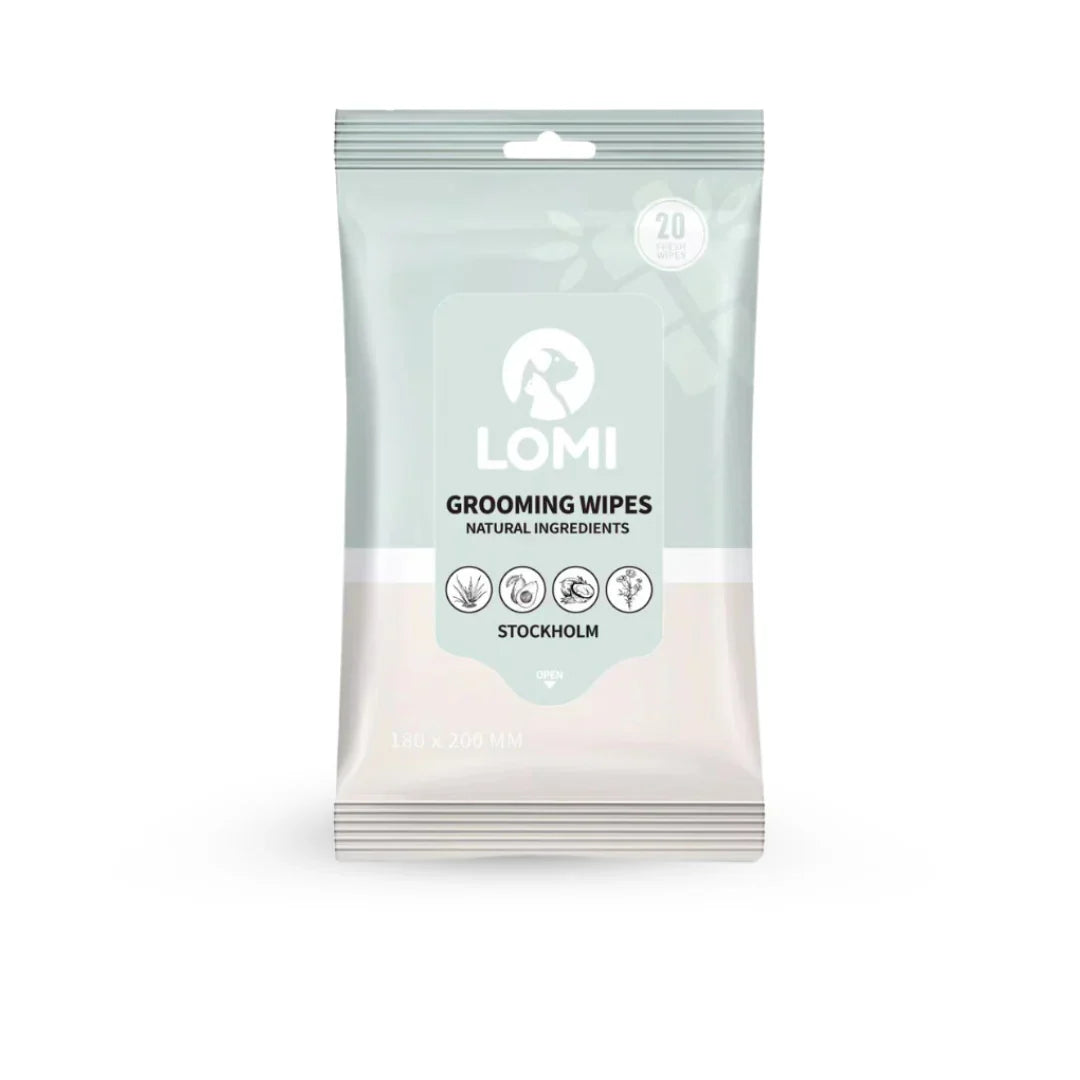 Bamboo Grooming Wipes | Travel Size (20 wipes)