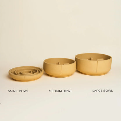Slow Feeder Bowl - Camel Brown