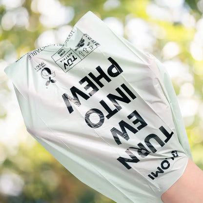 100% Compostable Poop Bags with Handles | 4 Rolls