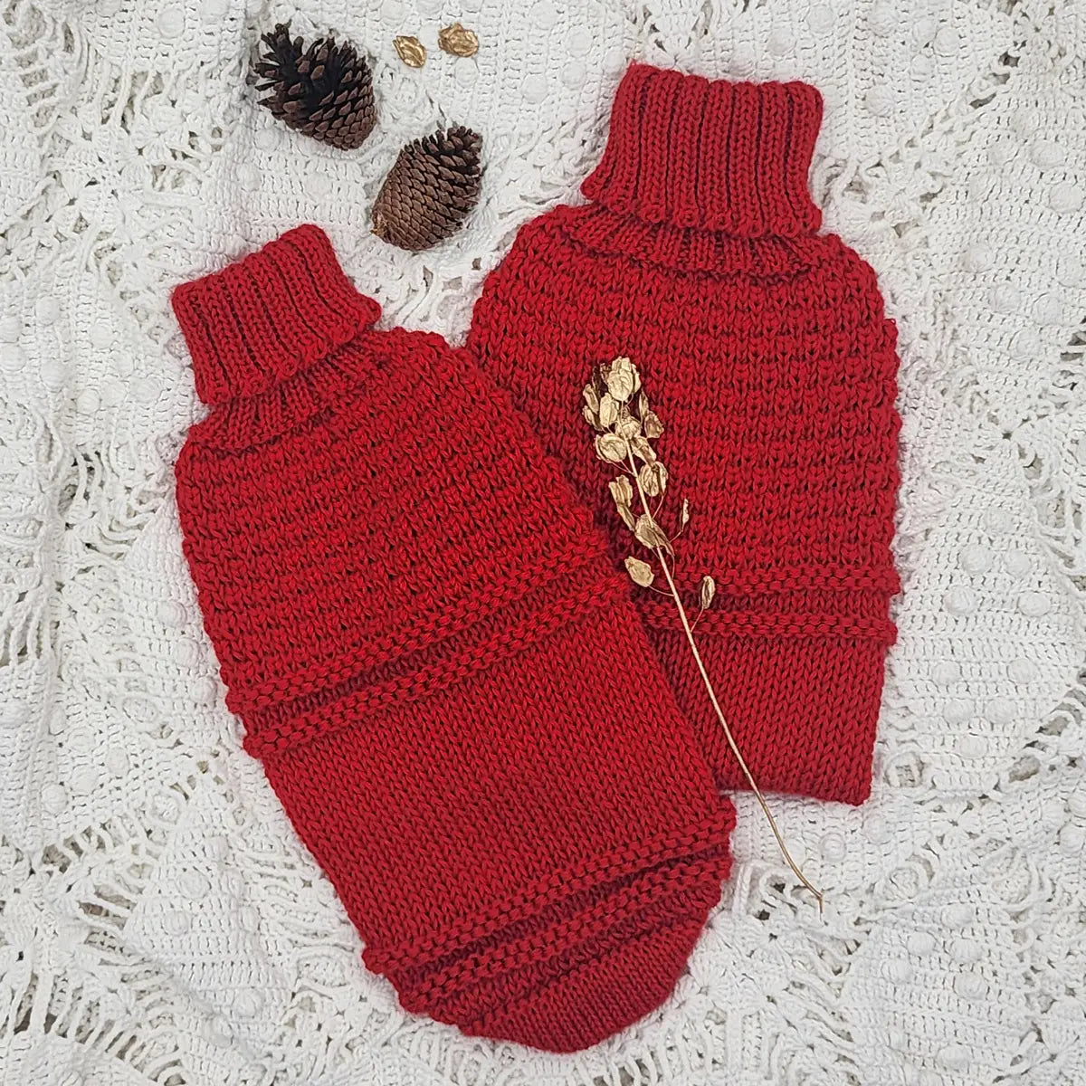 Oscar Red Alpaca Sweater