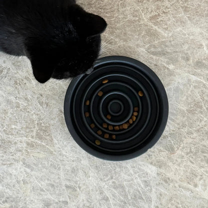 Slow Feeder Cat Bowl - Black Panther