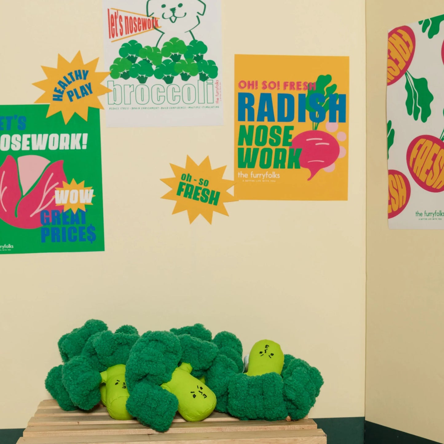 Broccoli Nosework Toy