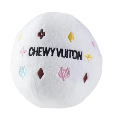 Chewy Vuiton Ball - White