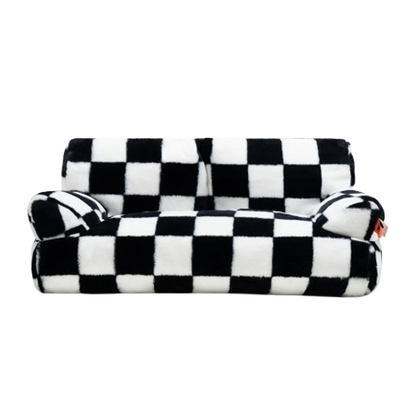 Luxury Sofa Bed For Dogs & Cats Plush Comfort, Washable Cover