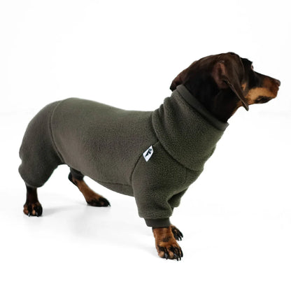 TECKEL Polar Fleece Overall - Dark Olive