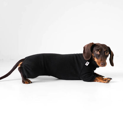 TECKEL Polar Fleece Overall - Black