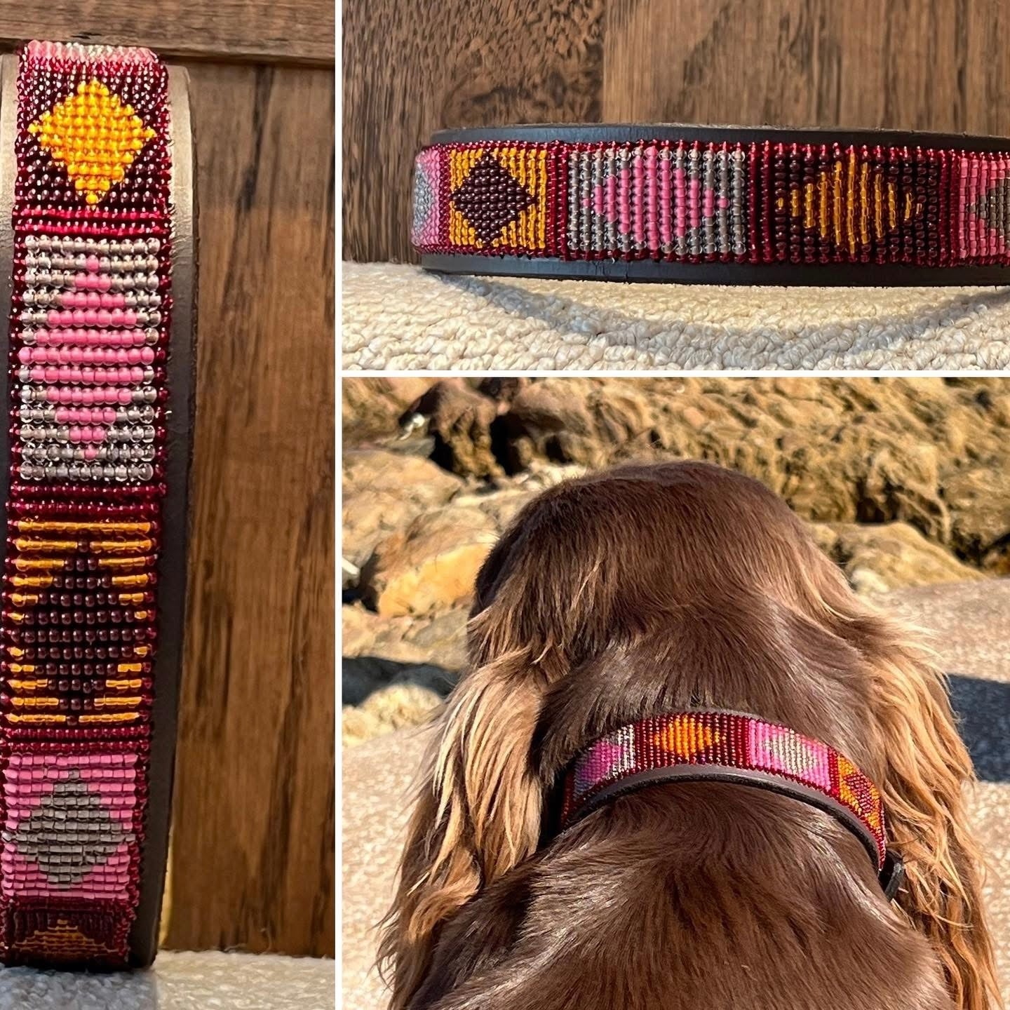 Beaded Dog Collar - Stella