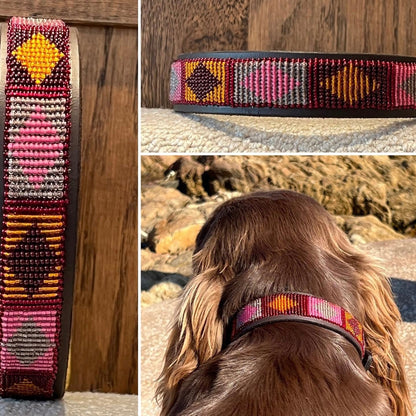 Beaded Dog Collar - Stella