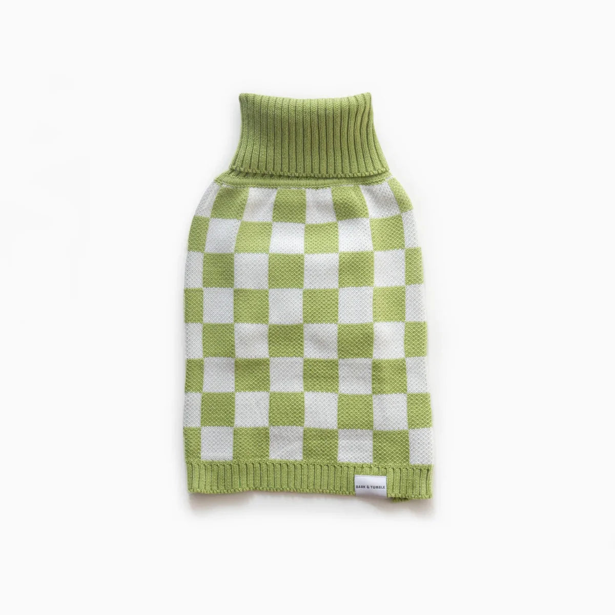 Checkerboard Sweater - Green