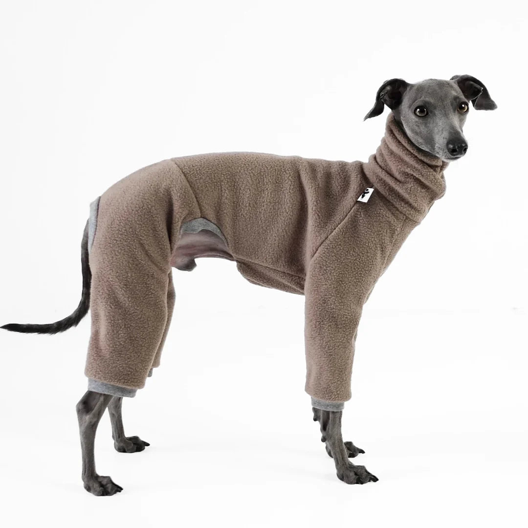 GREYHOUND Polar Fleece Overall - Walnut