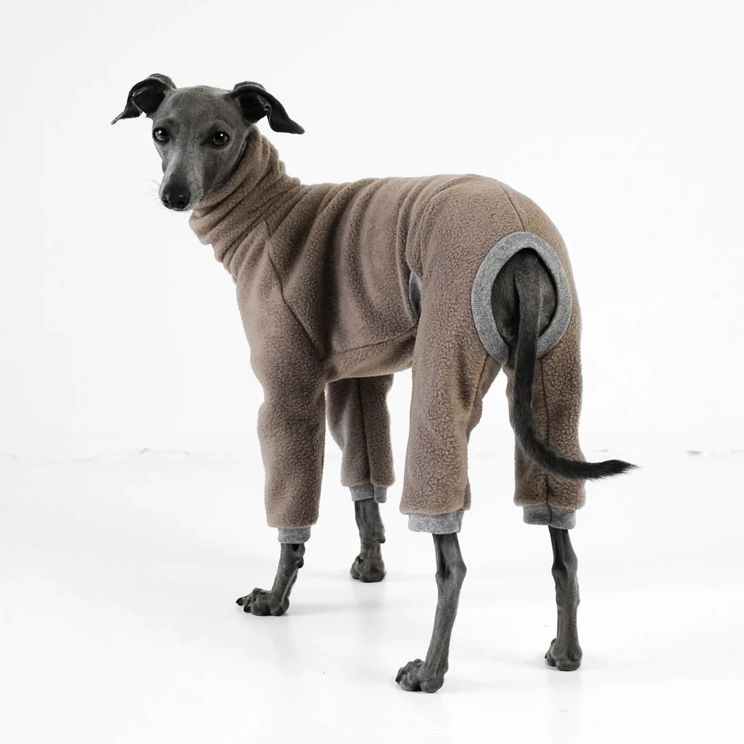 GREYHOUND Polar Fleece Overall - Walnut