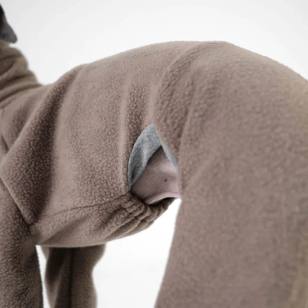 GREYHOUND Polar Fleece Overall - Walnut