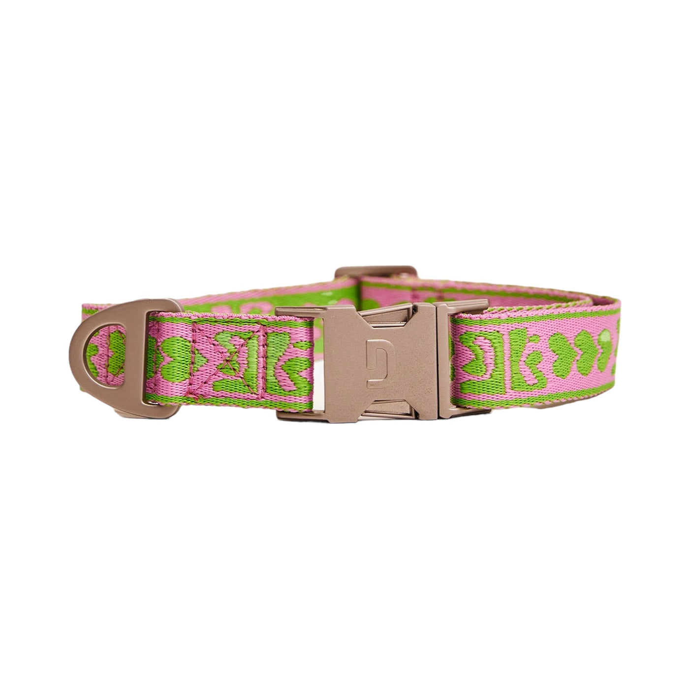 DL Collar - Green/Pink
