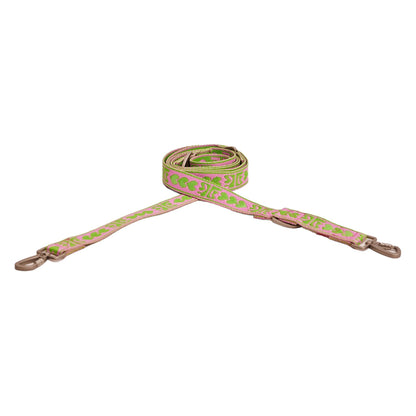 DL Leash - Green/Pink