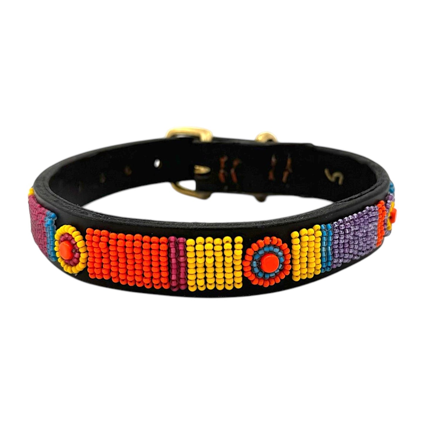 Beaded Dog Collar - Winston