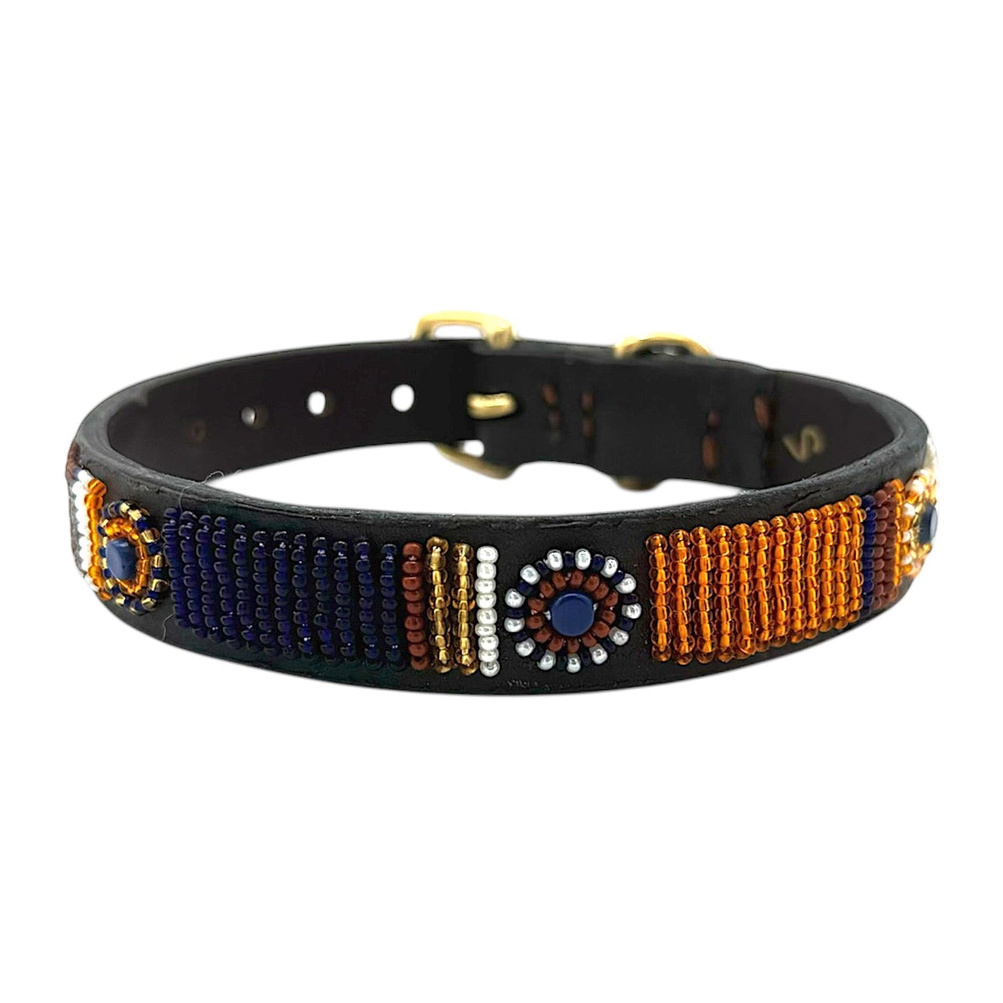 Beaded Dog Collar - Columbus