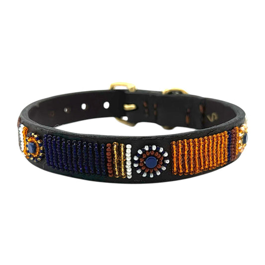 Beaded Dog Collar - Columbus