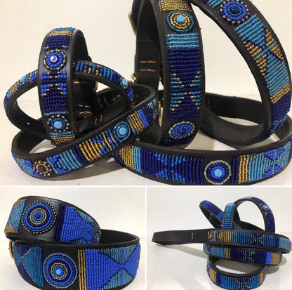 Beaded Dog Collar - Charly