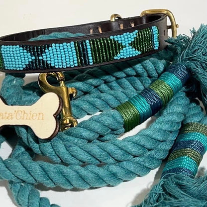 Beaded Dog Collar - Little Giulia