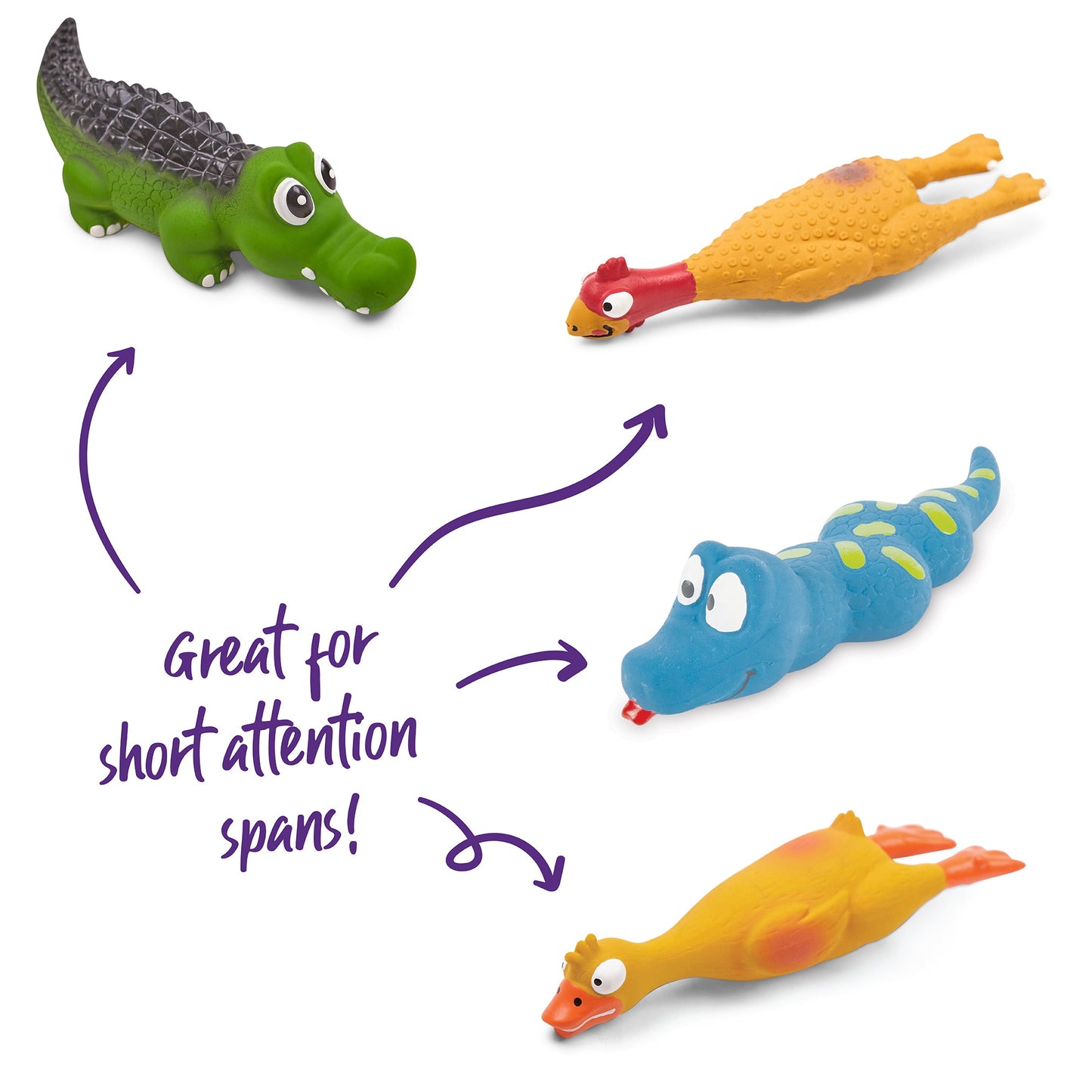 Sneaky Minis Squeaky Dog Toys (1pc)