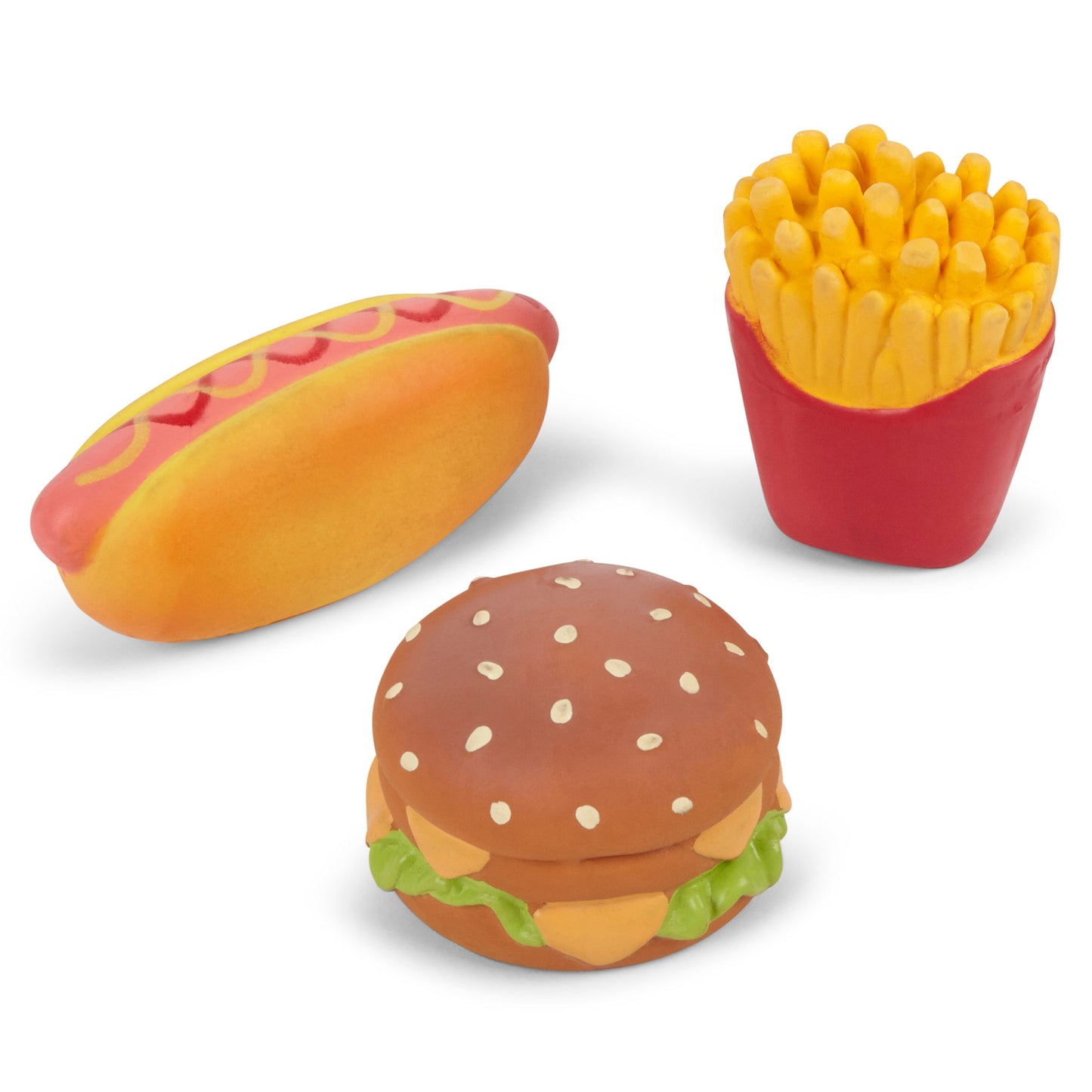 Fast Foodies Squeaky Dog Toy - Minis (1pc)