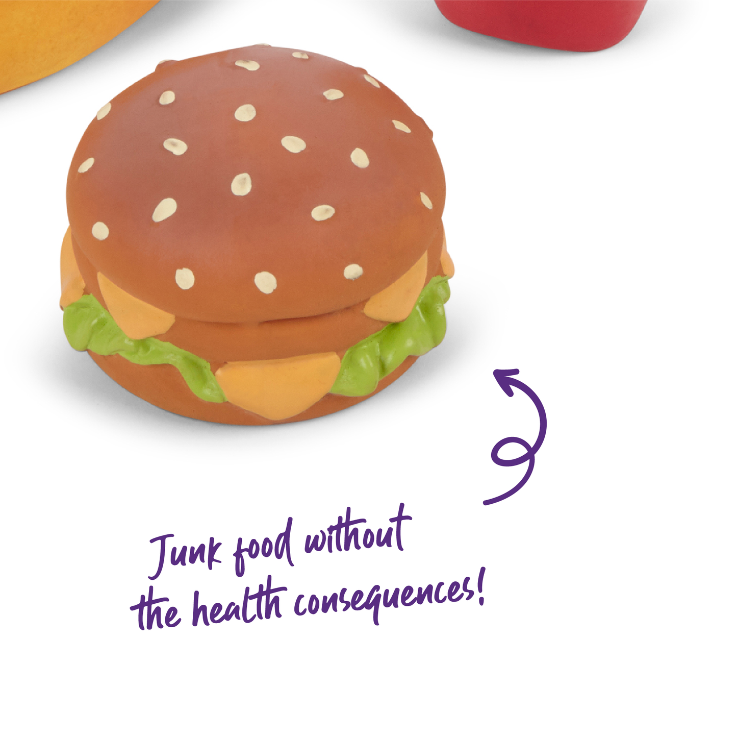 Fast Foodies Squeaky Dog Toy - Minis (1pc)