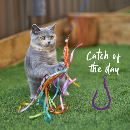 Streamer Fish Play and Catch Wand