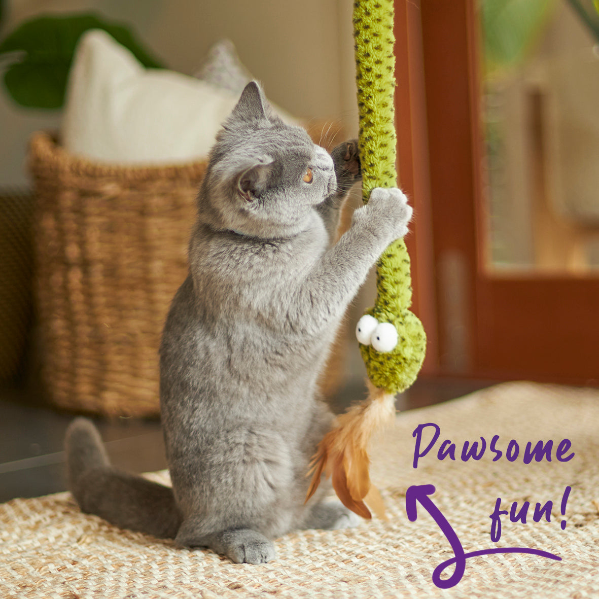 Spotty Snake Play & Chase Wand