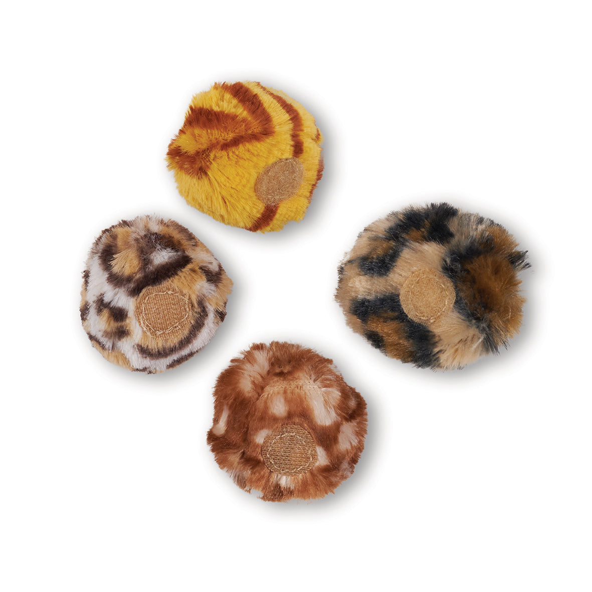 Velcro Worm with catnip and velcro balls