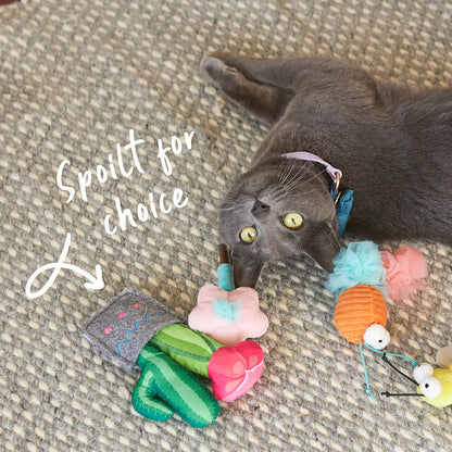 Cactus Garden cat toy w/ catnip