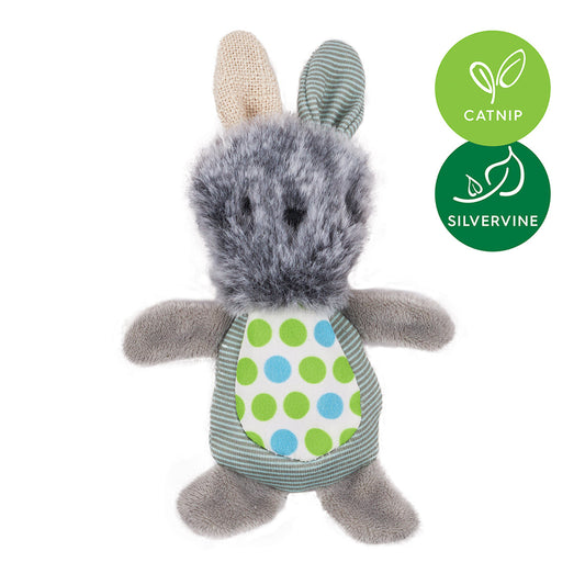 Grumpy Rabbit With Catnip & Silvervine Cat Toy