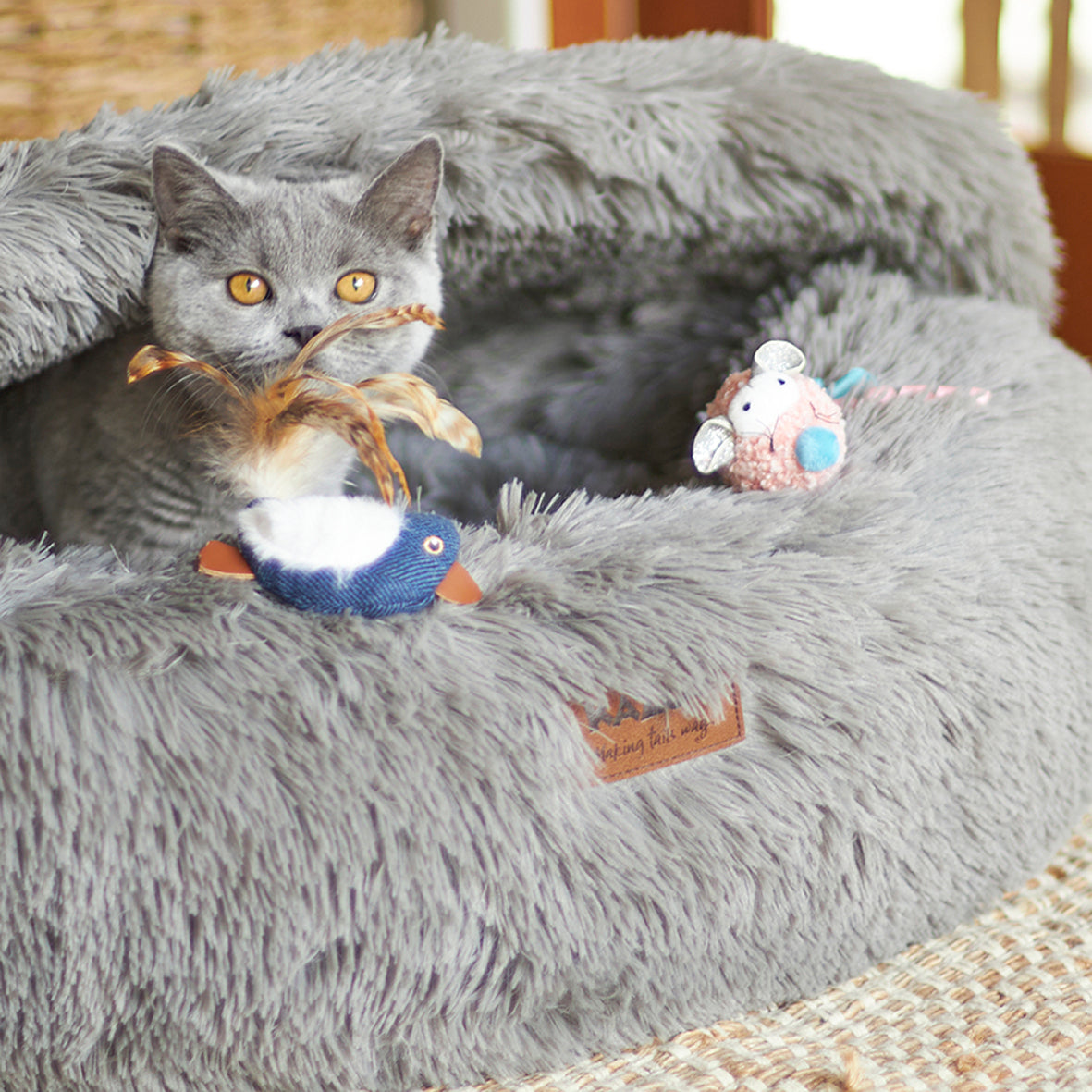 Pinky Mouse with sound chip and catnip