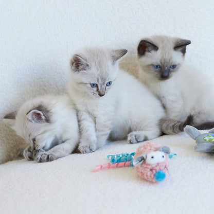 Pinky Mouse with sound chip and catnip