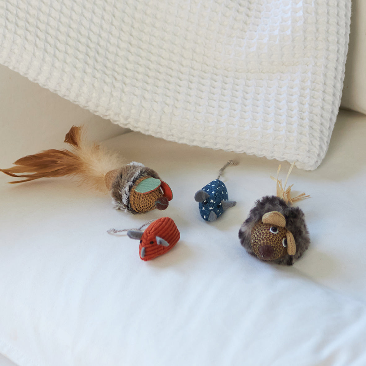 Thrice the Mice with catnip